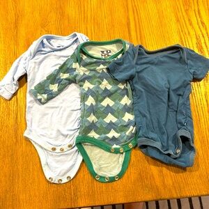 THREE Kickee Pants Onesies!
